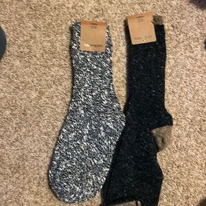 2 Pairs Thick Socks NWT